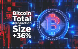BTC Total Transaction Size Spikes 36% in Past 24 Hours While BTC Enters $10,700 Zone